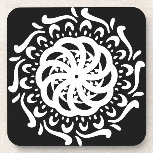 Dessous-de-verre Raven Mandala (Devant)