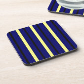 Dessous-de-verre Rayure bleu-foncé de Derby (Côté gauche)