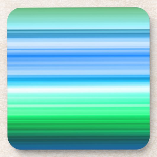 Dessous-de-verre Rayures horizontales de couleur (Devant)