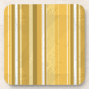 Dessous-de-verre Rayures Jaune