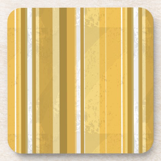 Dessous-de-verre Rayures Jaune (Devant)