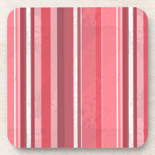 Dessous-de-verre Rayures roses et malodorantes