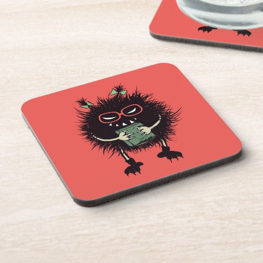 Dessous-de-verre Reading Lover Evil Character Book Nerd (Côté gauche)