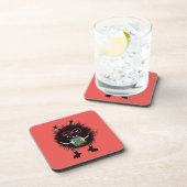 Dessous-de-verre Reading Lover Evil Character Book Nerd (Côté Droit)