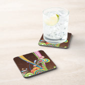 Dessous-de-verre Réalité liquide colorée (Côté Droit)