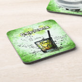 Dessous-de-verre Recette de boisson Caipirinha (Côté gauche)