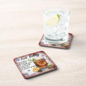 Dessous-de-verre Recette de boisson chaude de Noël (Côté Droit)