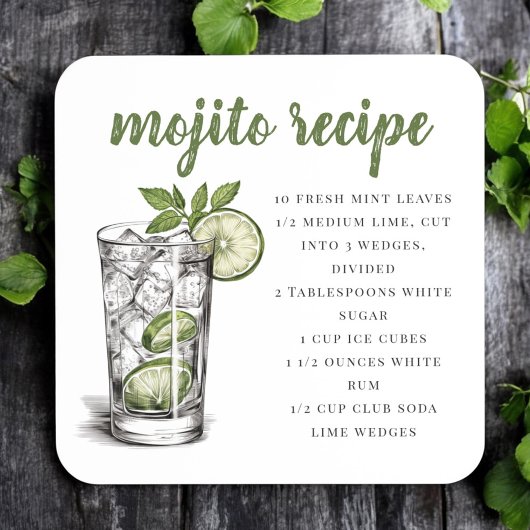 Dessous-de-verre Recette de Mojito