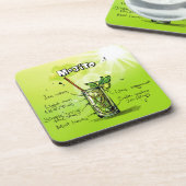 Dessous-de-verre Recette Mojito (Côté gauche)