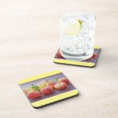 Dessous-de-verre "Red Apples Fruit" Mignonne Photo. Commandez dès m (Côté Droit)