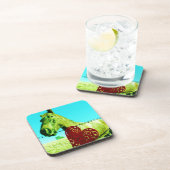 Dessous-de-verre Red Heart and Horse (Côté Droit)