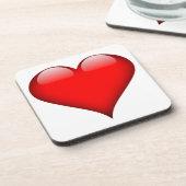 Dessous-de-verre Red Heart Love (Côté gauche)