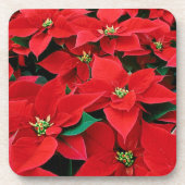 Dessous-de-verre Red Poinsettia Holiday (Devant)