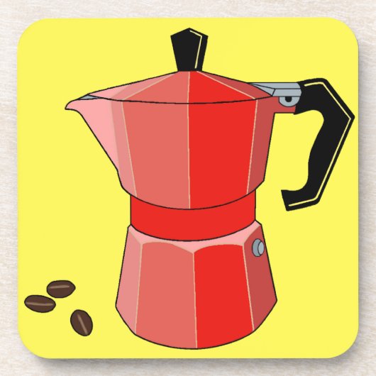 Dessous-de-verre Red Rainbow Espresso (Devant)