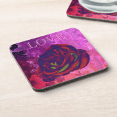 Dessous de verre Red Rose (Côté gauche)