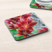 Dessous-de-verre Red Stargazer Lily (Côté gauche)