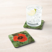 Dessous-de-verre Red Tulip Coster (Côté Droit)