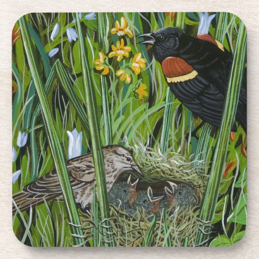 Dessous-de-verre Red Wing Blackbird (Devant)