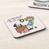 Dessous-de-verre Redressez la première fois l'humour (Côté gauche)