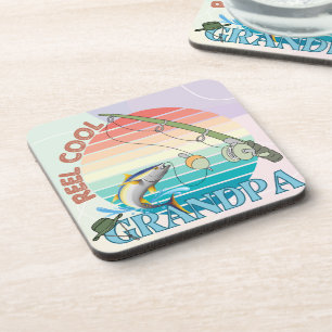Dessous-de-verre Reel Cool grand-père meilleur grand-père jamais
