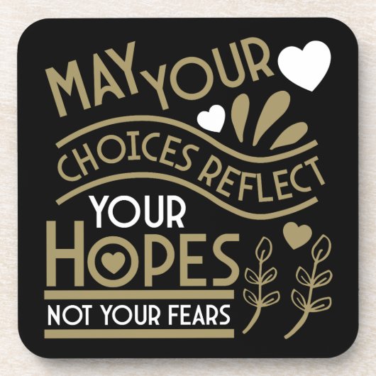 Dessous-de-verre Reflet de vos espoirs Motivation (Devant)