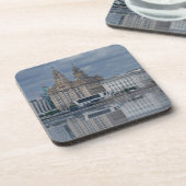 Dessous-de-verre Réflexion Liverpool Skyline (Côté gauche)