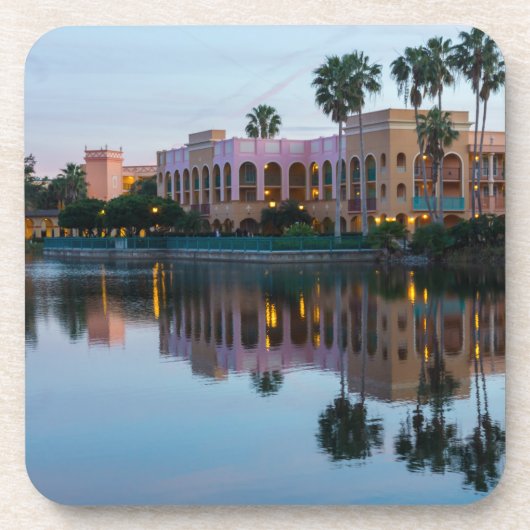 Dessous-de-verre Réflexions du complexe du soir (Devant)