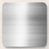 Dessous-de-verre Regard en métal d'acier inoxydable (Devant)