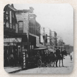 Dessous-de-verre Regard occidental sur la rue de Flagler