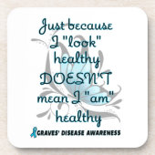 Dessous-de-verre "Regarde" sain/papillon...graves' (Devant)