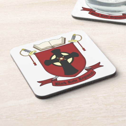 DESSOUS-DE-VERRE RÉGIMENT ROBE NOIR (Côté gauche)