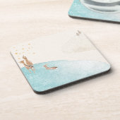 Dessous-de-verre Reindee de vacances d'hiver (Côté gauche)