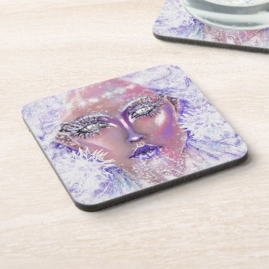 Dessous-de-verre Reine des glaces - (Côté gauche)
