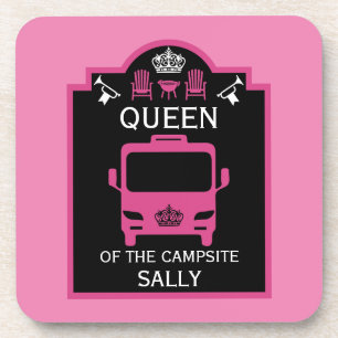 Dessous-de-verre Reine Du Camping