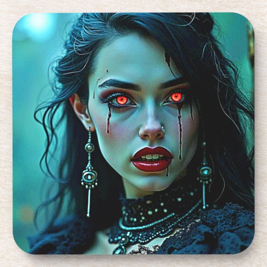 Dessous-de-verre Reine Vampire : Art de la Ténébreuse Séduction (Devant)