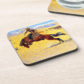 Dessous-de-verre Remington Old West Horse et Cowboy (Côté gauche)