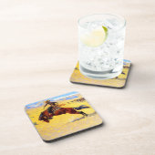 Dessous-de-verre Remington Old West Horse et Cowboy (Côté Droit)