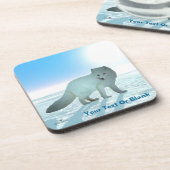 Dessous-de-verre Renard arctique (Côté gauche)