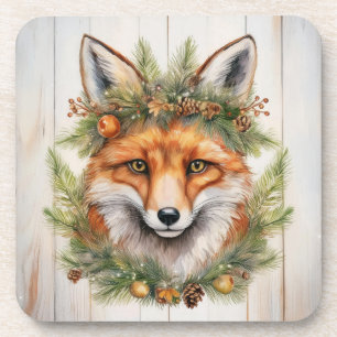 Dessous-de-verre Renard de Noël