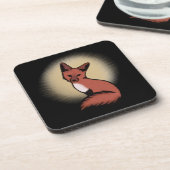 Dessous-de-verre Renard roux rusé (Côté gauche)