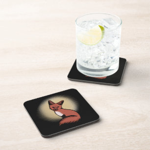 Dessous-de-verre Renard roux rusé