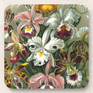Dessous-de-verre rendez-vous romantique fleurs rsvp chic coloré