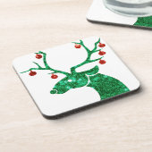 Dessous-de-verre rennes de noël (Côté gauche)