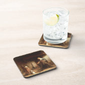 Dessous-de-verre Réparant les filets (huile sur le panneau) (Côté Droit)