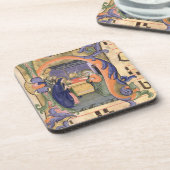 Dessous-de-verre Representation de l'initiale "H" de Mme 571 f.6r (Côté gauche)