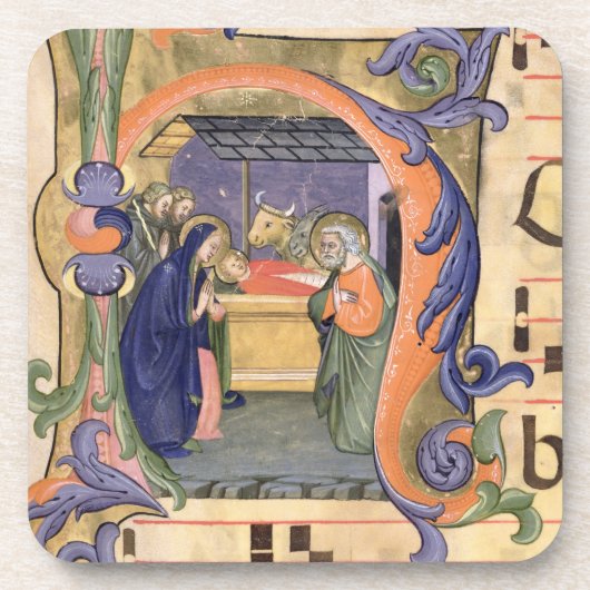 Dessous-de-verre Representation de l'initiale "H" de Mme 571 f.6r (Devant)