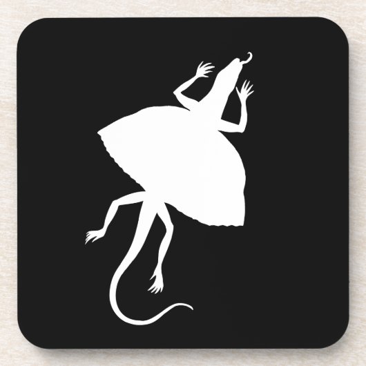 Dessous-de-verre Reptile blanc (Devant)