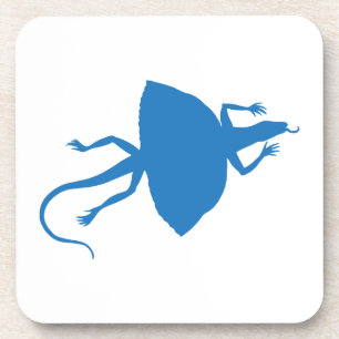 Dessous-de-verre Reptile bleu