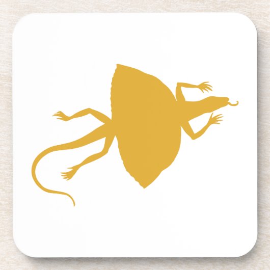 Dessous-de-verre Reptile jaune (Devant)