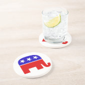 Dessous de verre républicain des éléphants (Côté)